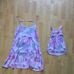 Like new Cinnamon mommy me matching dresses